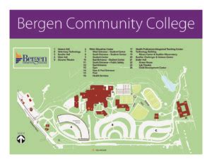 bergen community college map